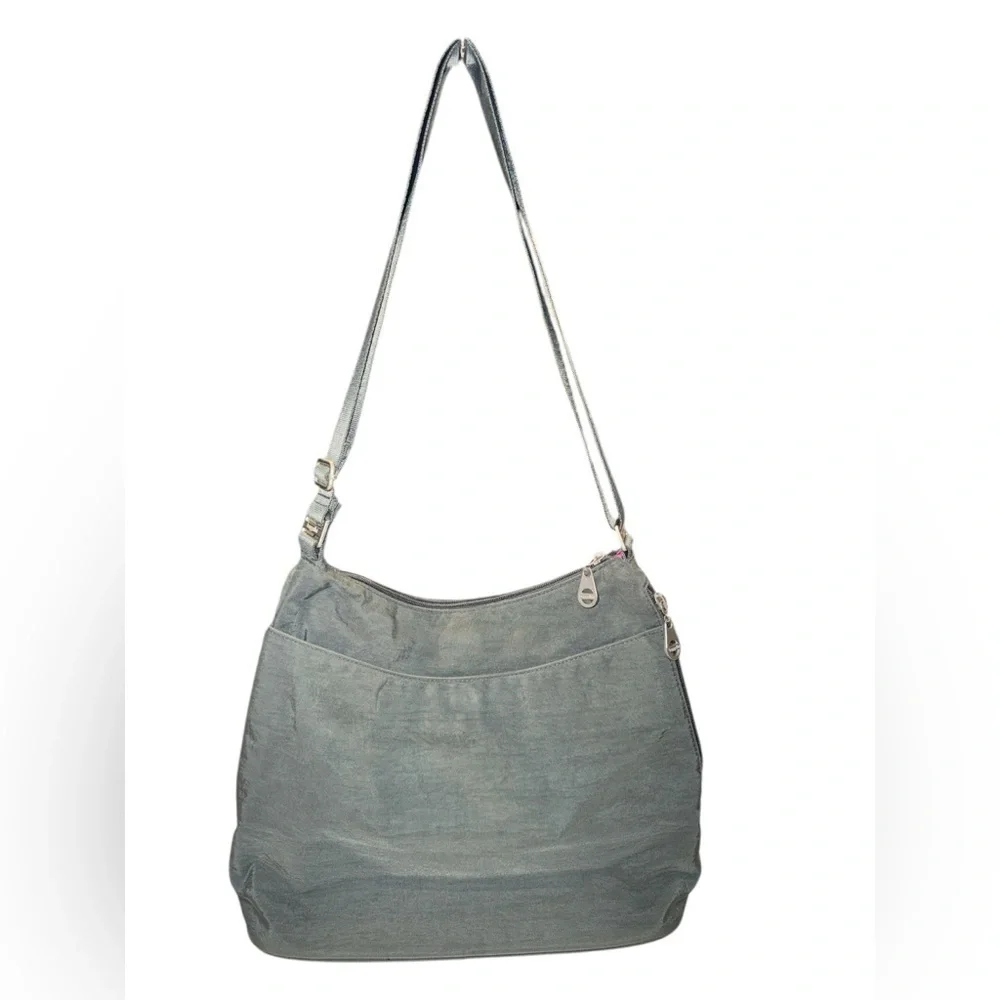 Baggallini Helsinki Crossbody Bag in Pacific Silver #B